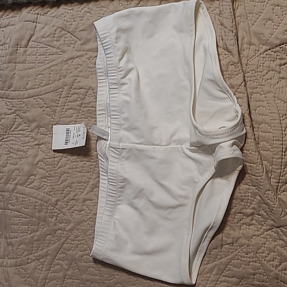 NWT J. Crew white boyshort tankini M 10 - Picture 3 of 5